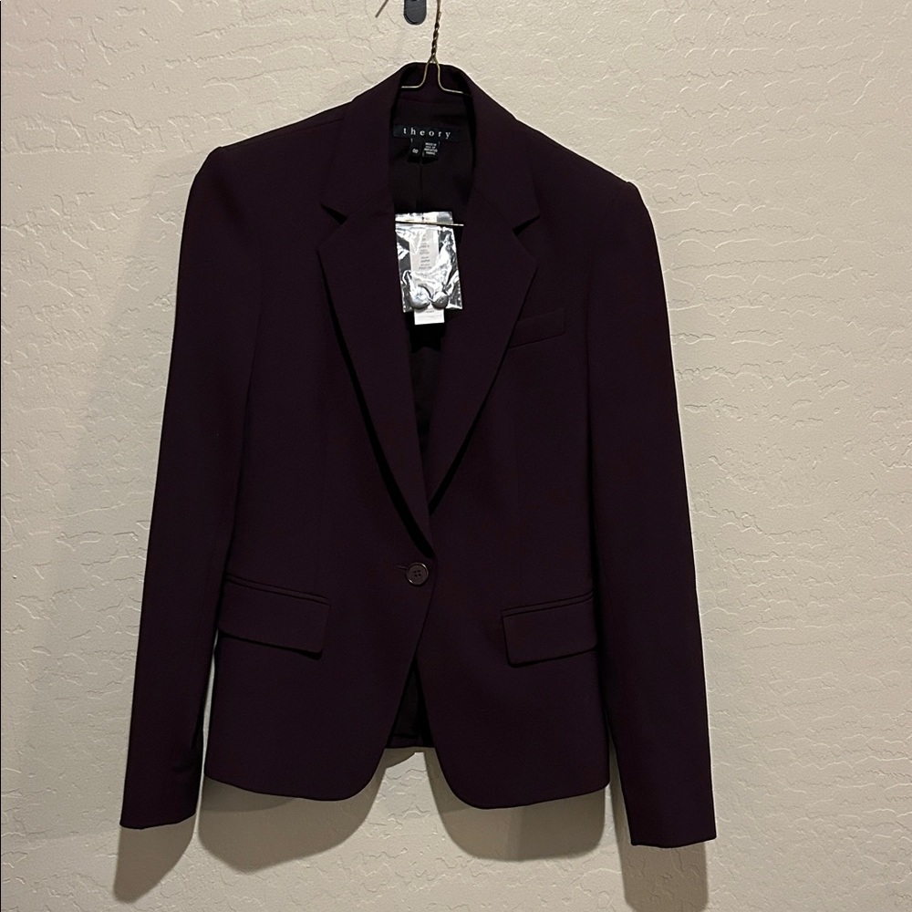 Theory Deep Purple Blazer